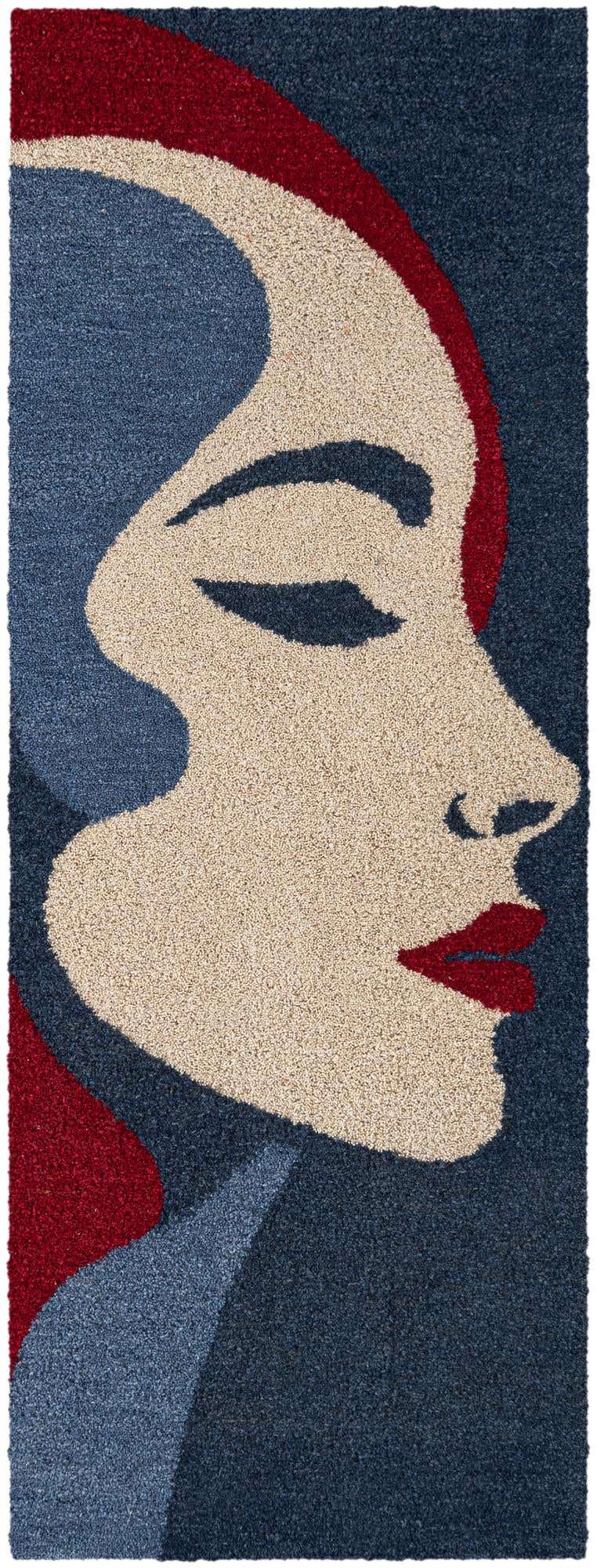 2' x 6' 1 Handtufted Wool Runner Rug