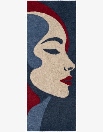 2' x 6' 1 Handtufted Wool Runner Rug