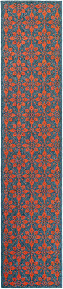 2' 7 x 12' Easy-Clean Lattice Indoor / Outdoor Runner Rug