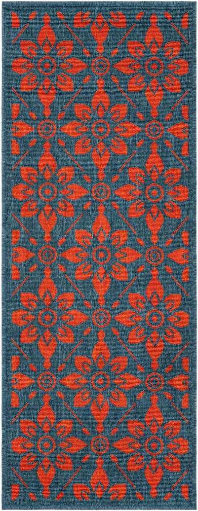 2' x 5' Easy-Clean Lattice Indoor / Outdoor Runner Rug