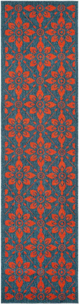 2' x 8' Easy-Clean Lattice Indoor / Outdoor Runner Rug