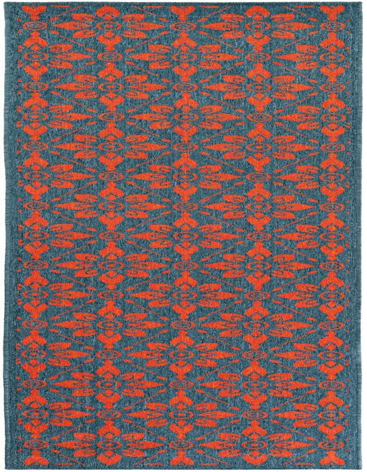 Detail image of 2' 7 x 10' Easy-Clean Trellis Indoor / Outdoor Runner Rug