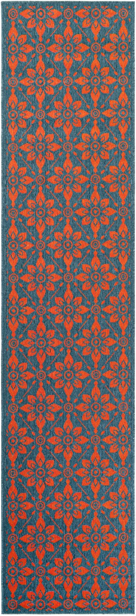 Rug Blue and Red Swatch link