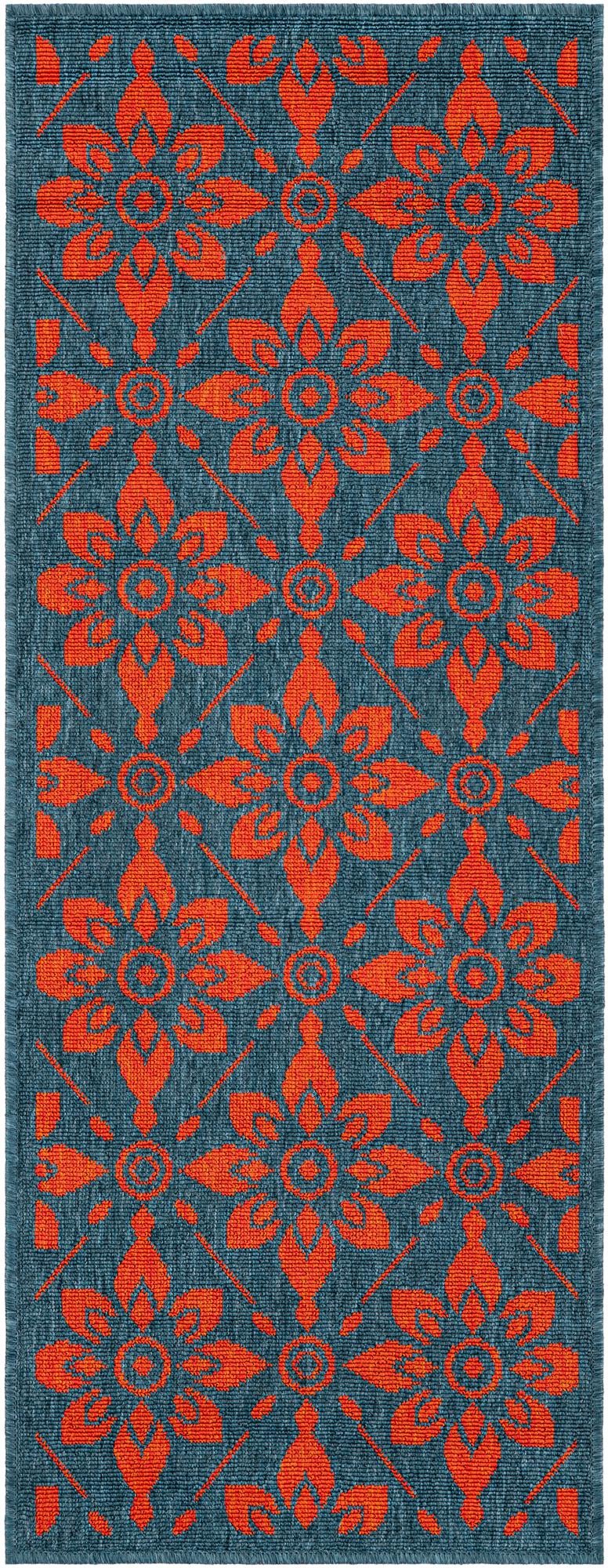 Rug Blue and Red Swatch link