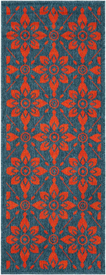 Detail image of 2' x 5' Easy-Clean Trellis Indoor / Outdoor Runner Rug