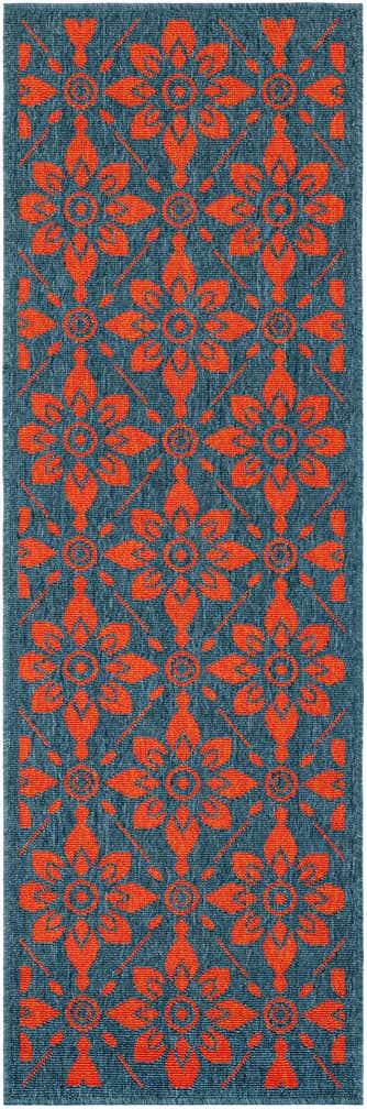 2' x 6' Easy-Clean Trellis Indoor / Outdoor Runner Rug