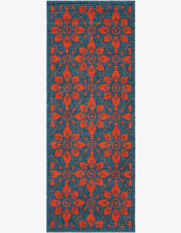 2' x 5' Easy-Clean Trellis Indoor / Outdoor Runner Rug