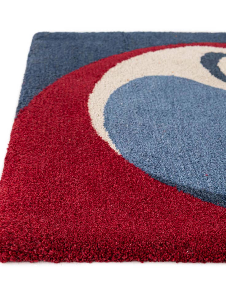 Detail image of 8' x 8' Handtufted Wool Square Rug