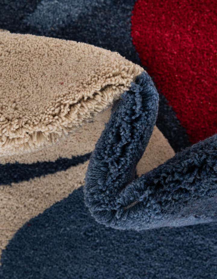 8' x 8' Handtufted Wool Square Rug