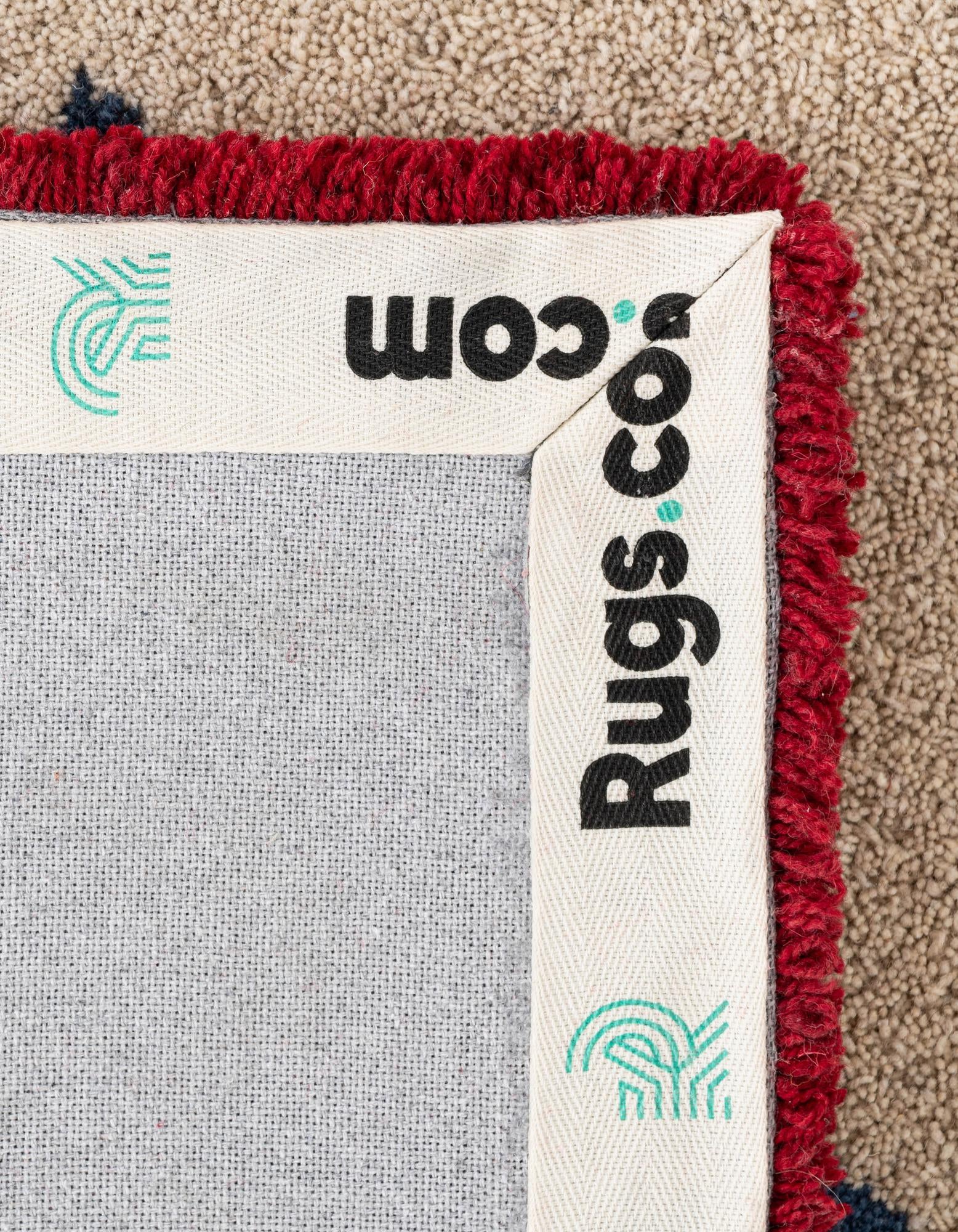 155cm x 155cm Handtufted Wool Alfombra Cuadrado