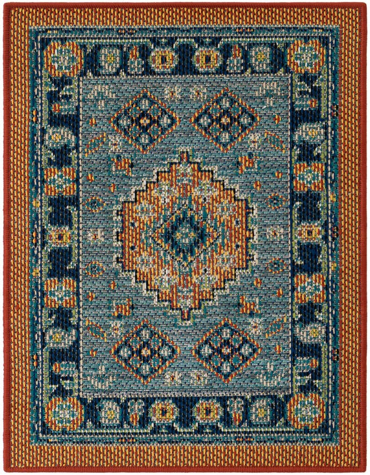 Detail image of 2' x 3' Easy-Clean Baja Indoor / Outdoor Rug