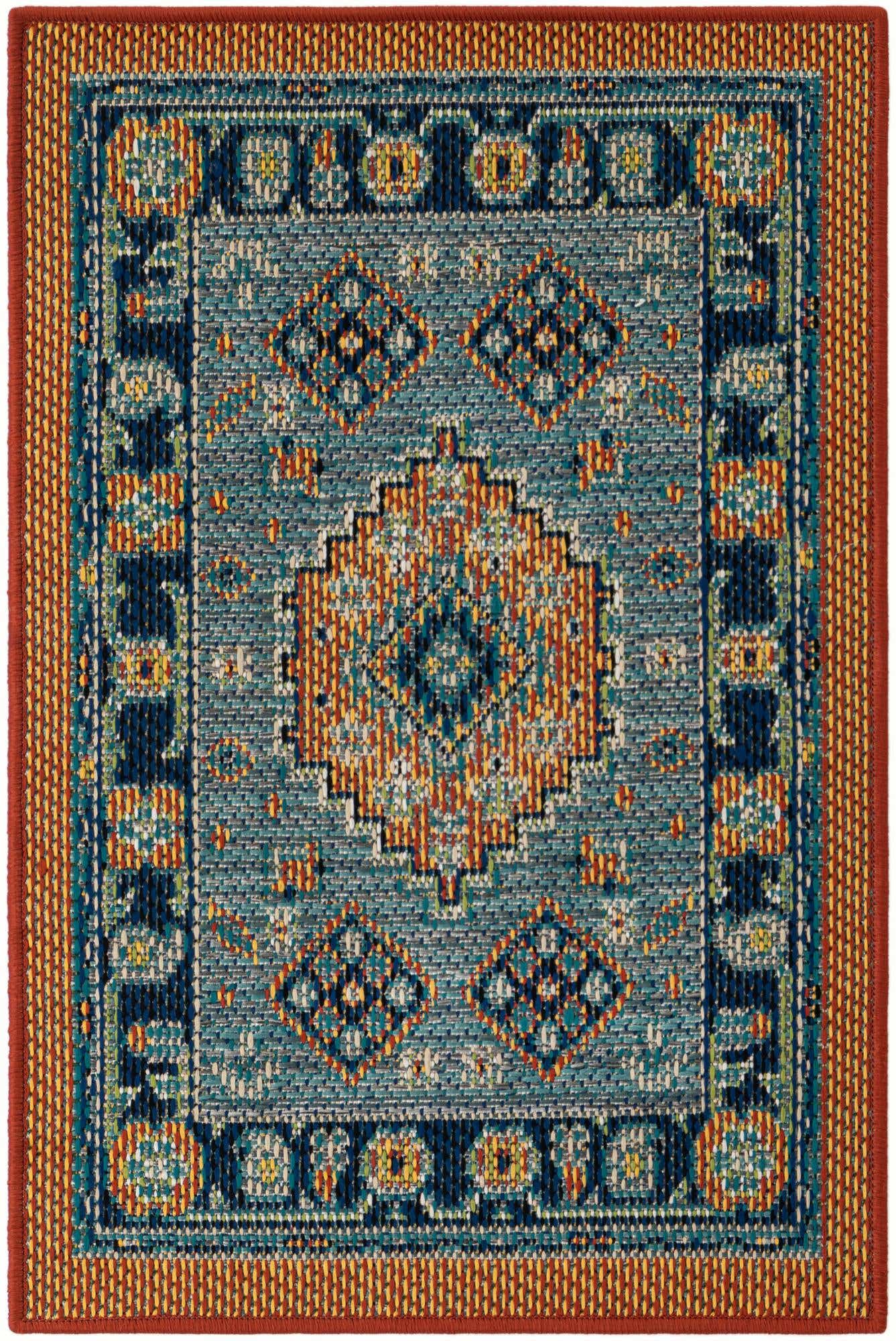 2' x 3' Easy-Clean Baja Indoor / Outdoor Rug