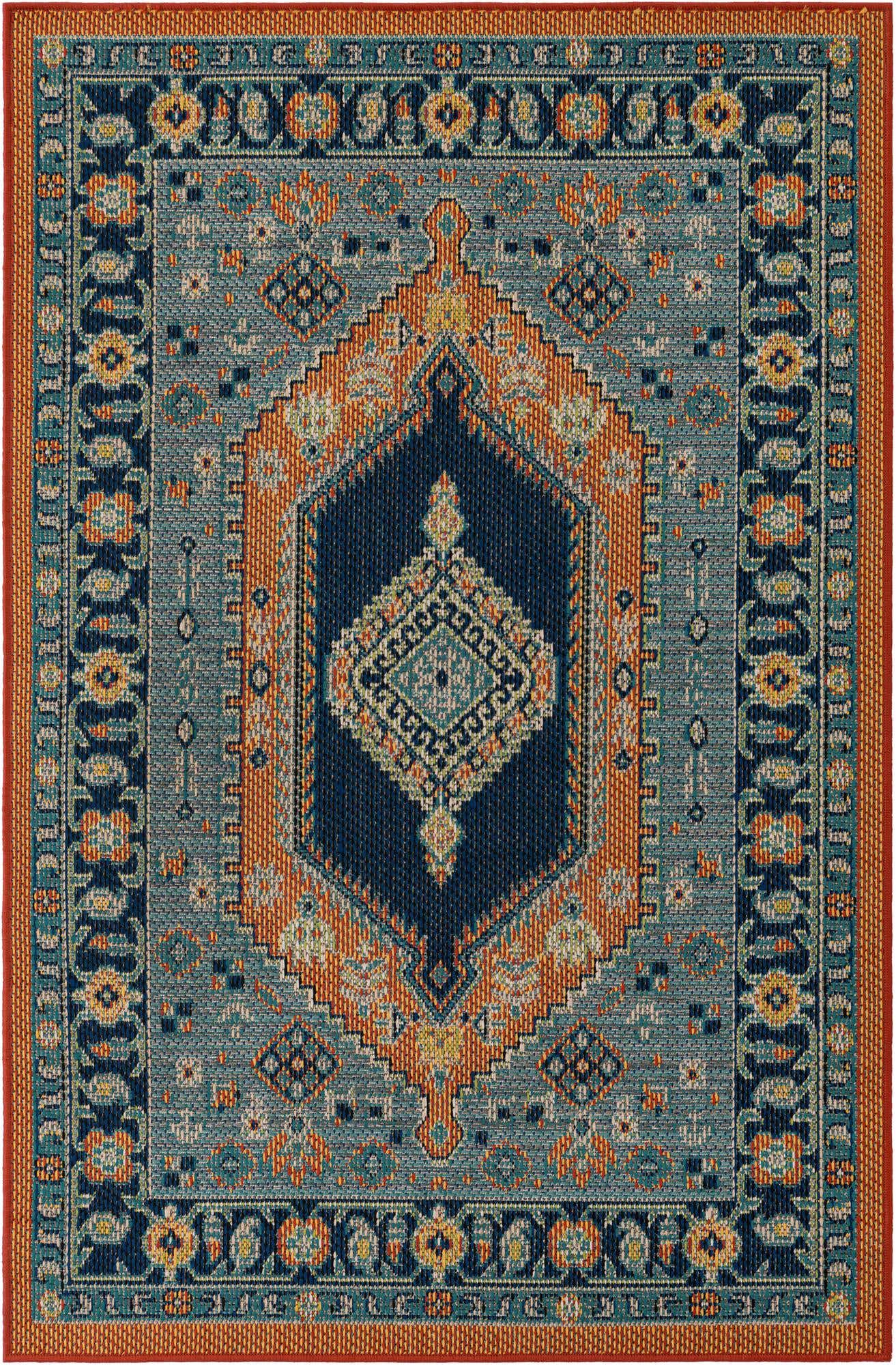 4' x 6' Easy-Clean Baja Indoor / Outdoor Rug