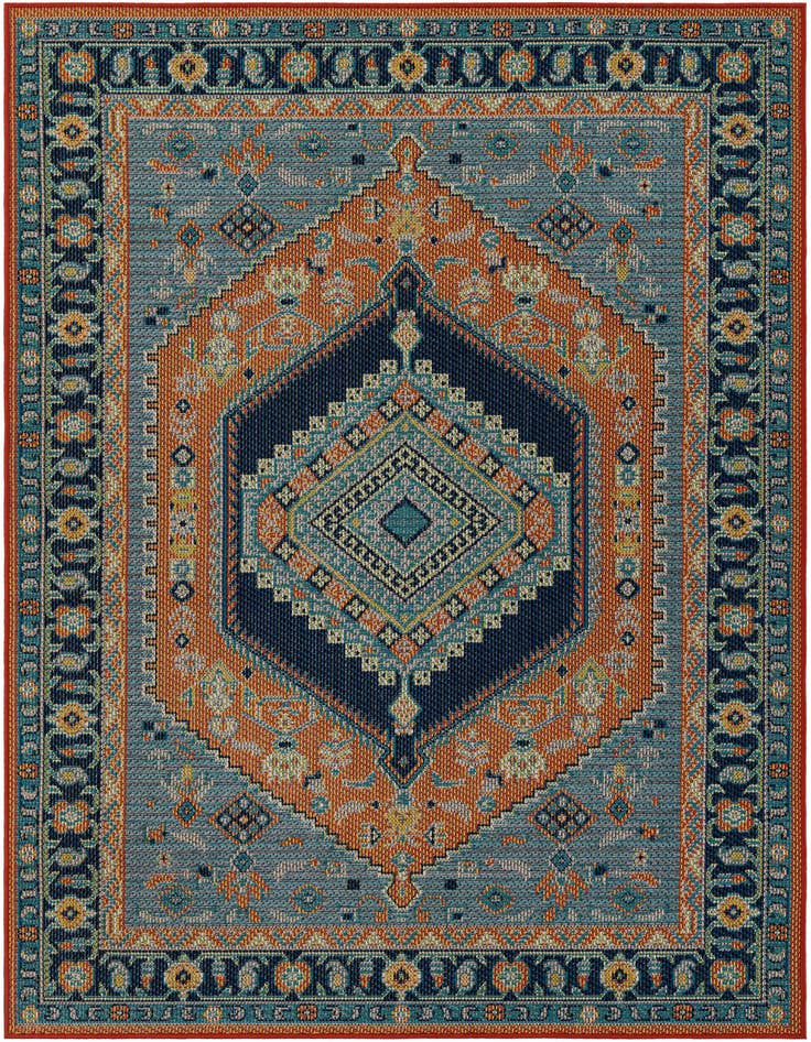 Detail image of 5' 3 x 8' Easy-Clean Baja Indoor / Outdoor Rug