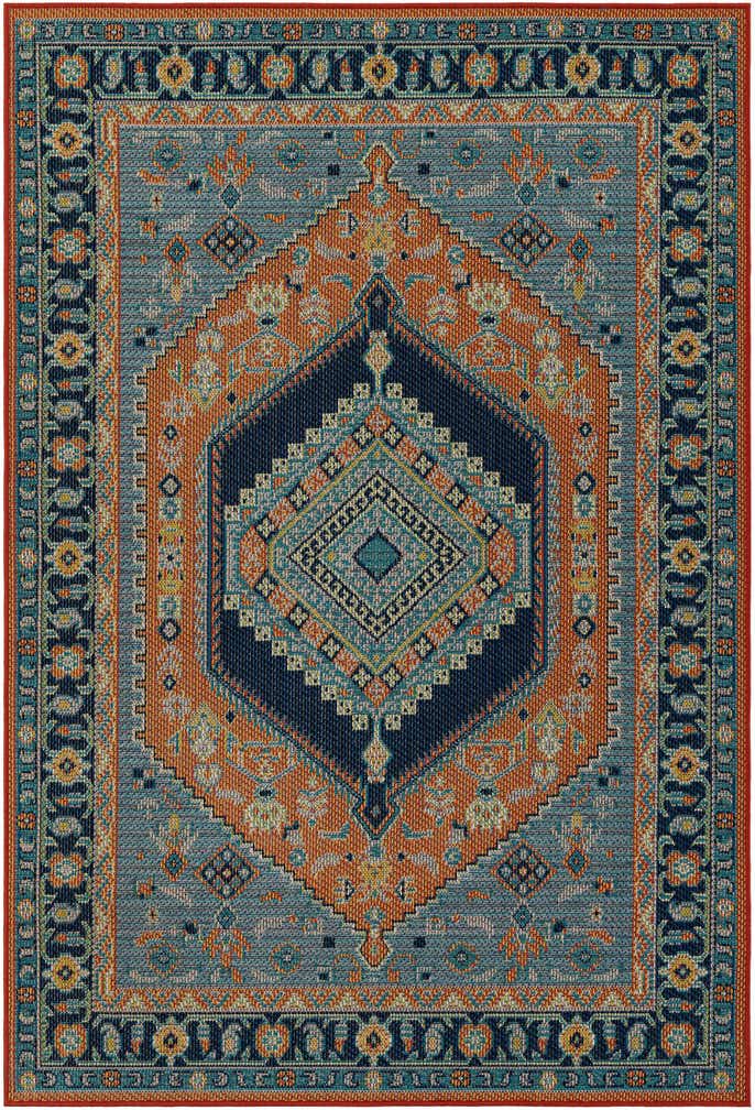 5' 3 x 8' Easy-Clean Baja Indoor / Outdoor Rug