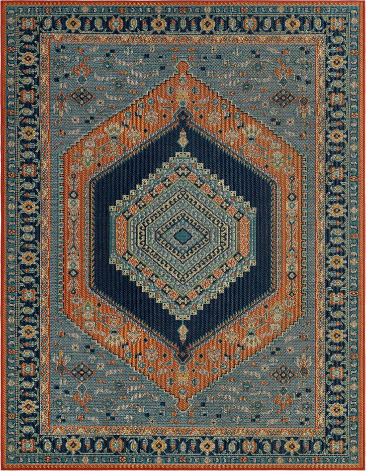 Detail image of 6' x 9' Easy-Clean Baja Indoor / Outdoor Rug