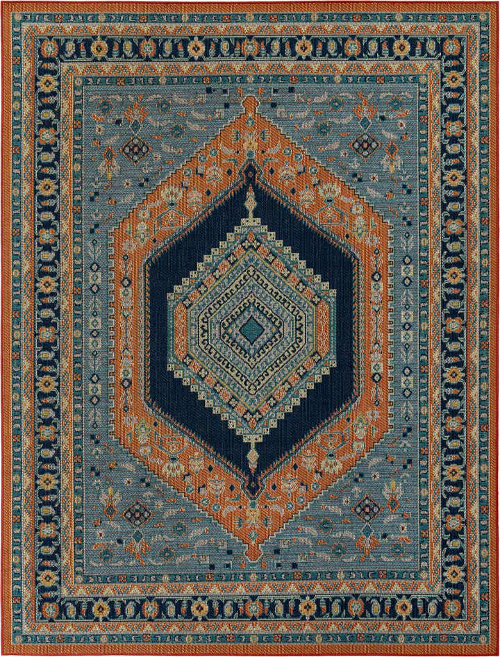 7' 10 x 10' Easy-Clean Baja Indoor / Outdoor Rug