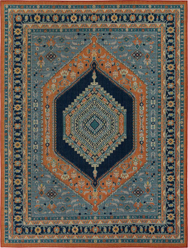 Detail image of 7' 10 x 10' Easy-Clean Baja Indoor / Outdoor Rug