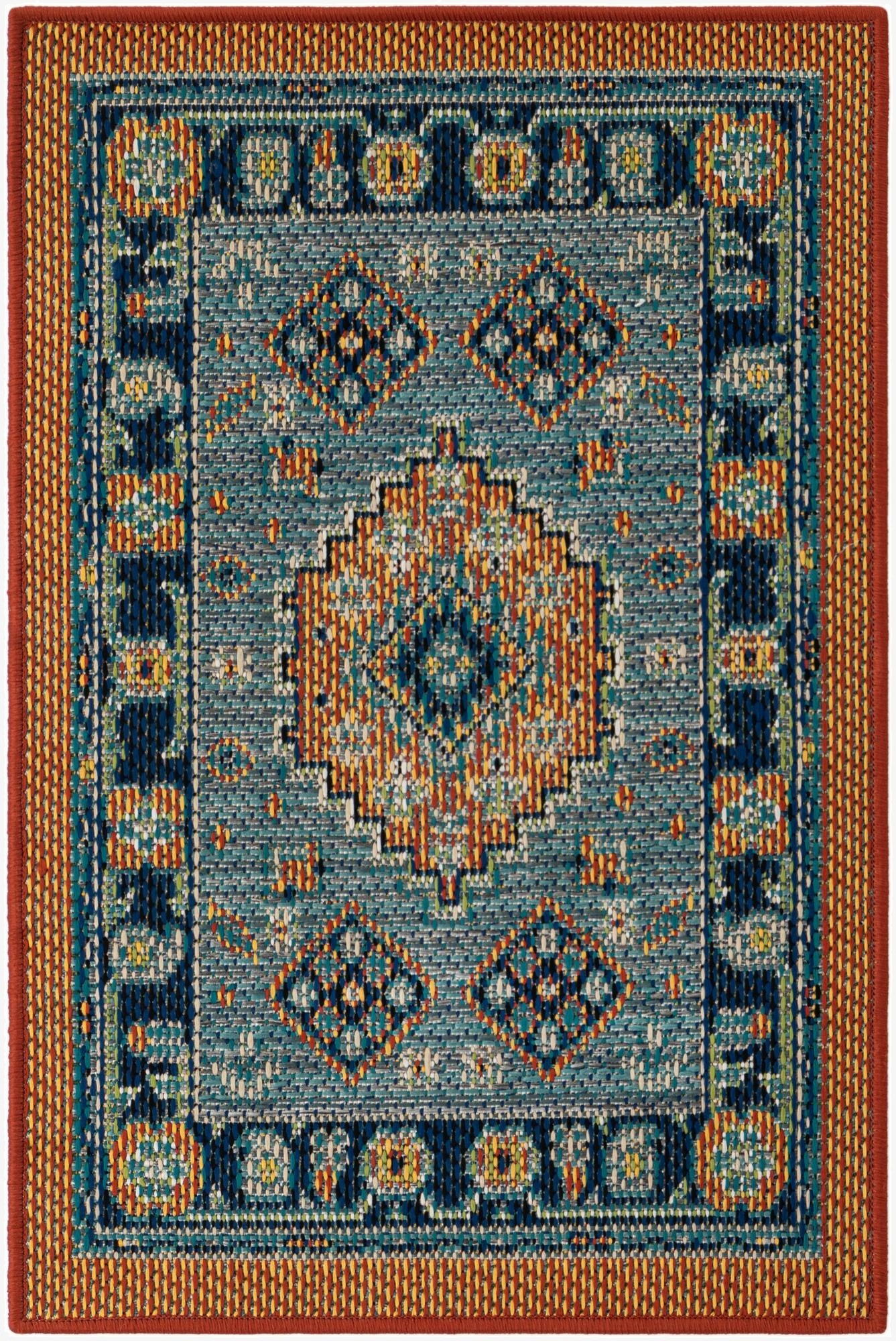 2' x 3'  Washable Baja Indoor / Outdoor Rug