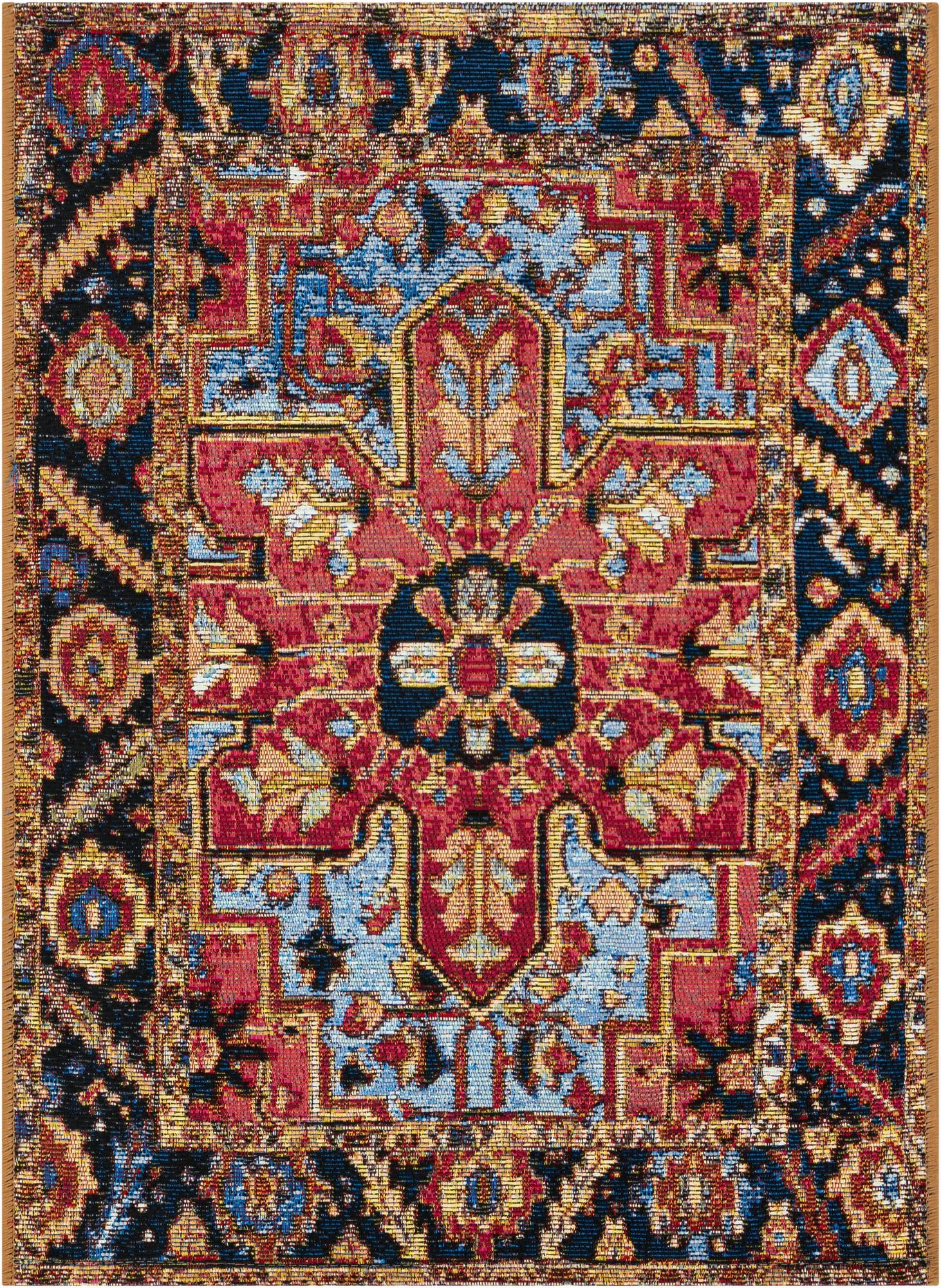 2' x 3' Easy-Clean Traditional Indoor / Outdoor Rug