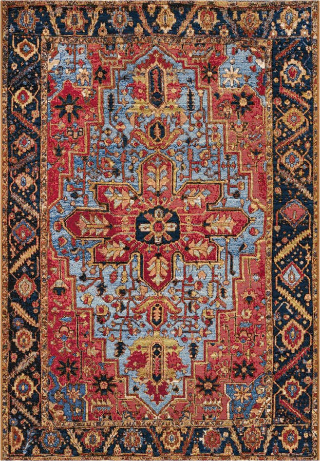 Detail image of 4' x 6' Easy-Clean Traditional Indoor / Outdoor Rug