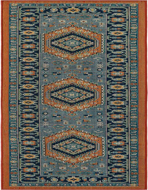 Detail image of 2' 7 x 10' Easy-Clean Baja Indoor / Outdoor Runner Rug