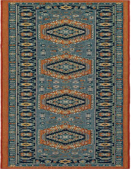 Detail image of 2' 7 x 12' Easy-Clean Baja Indoor / Outdoor Runner Rug