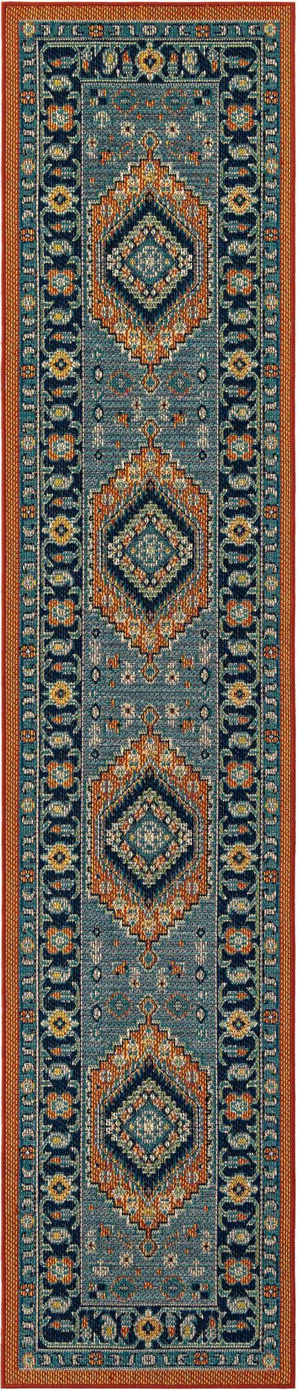 2' 7 x 12' Easy-Clean Baja Indoor / Outdoor Runner Rug