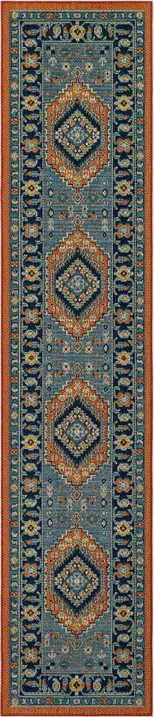 2' 7 x 12' Easy-Clean Baja Indoor / Outdoor Runner Rug