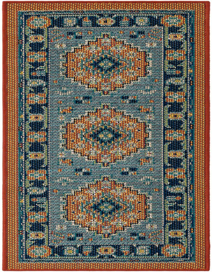 Detail image of 2' x 5' Easy-Clean Baja Indoor / Outdoor Runner Rug