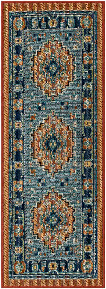 2' x 5' Easy-Clean Baja Indoor / Outdoor Runner Rug