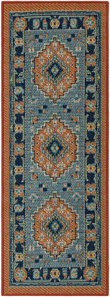 Detail image of 2' x 5' Easy-Clean Baja Indoor / Outdoor Runner Rug
