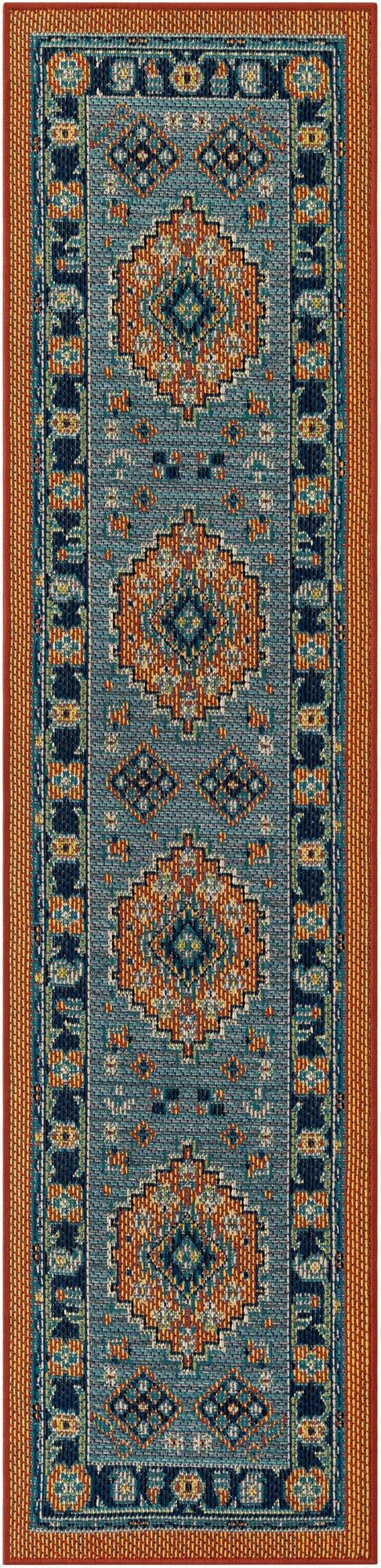 Primary image 2' x 8'  Washable Baja Indoor / Outdoor Runner Rug