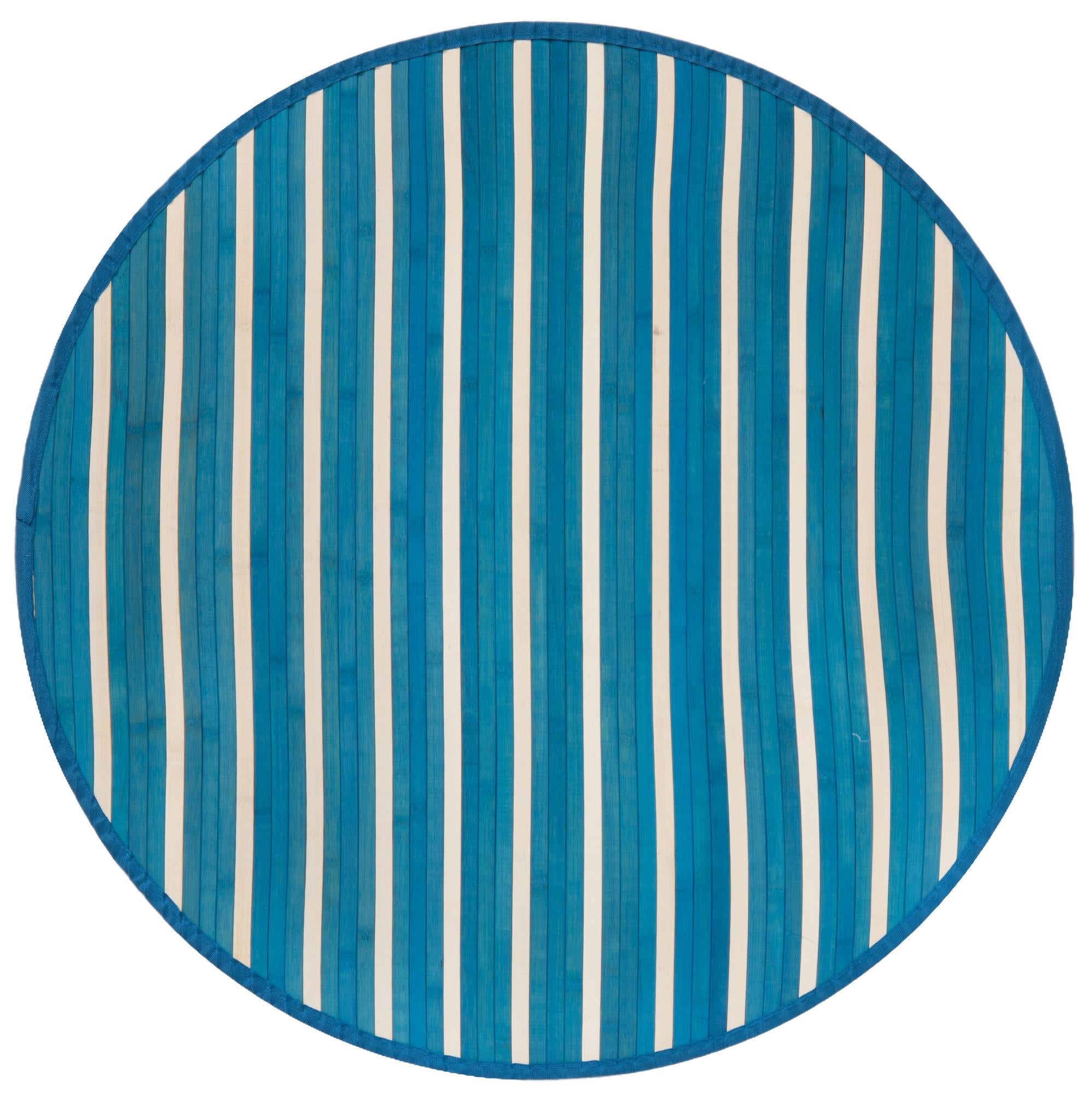 3' 3 x 3' 3 Bamboo Round Rug