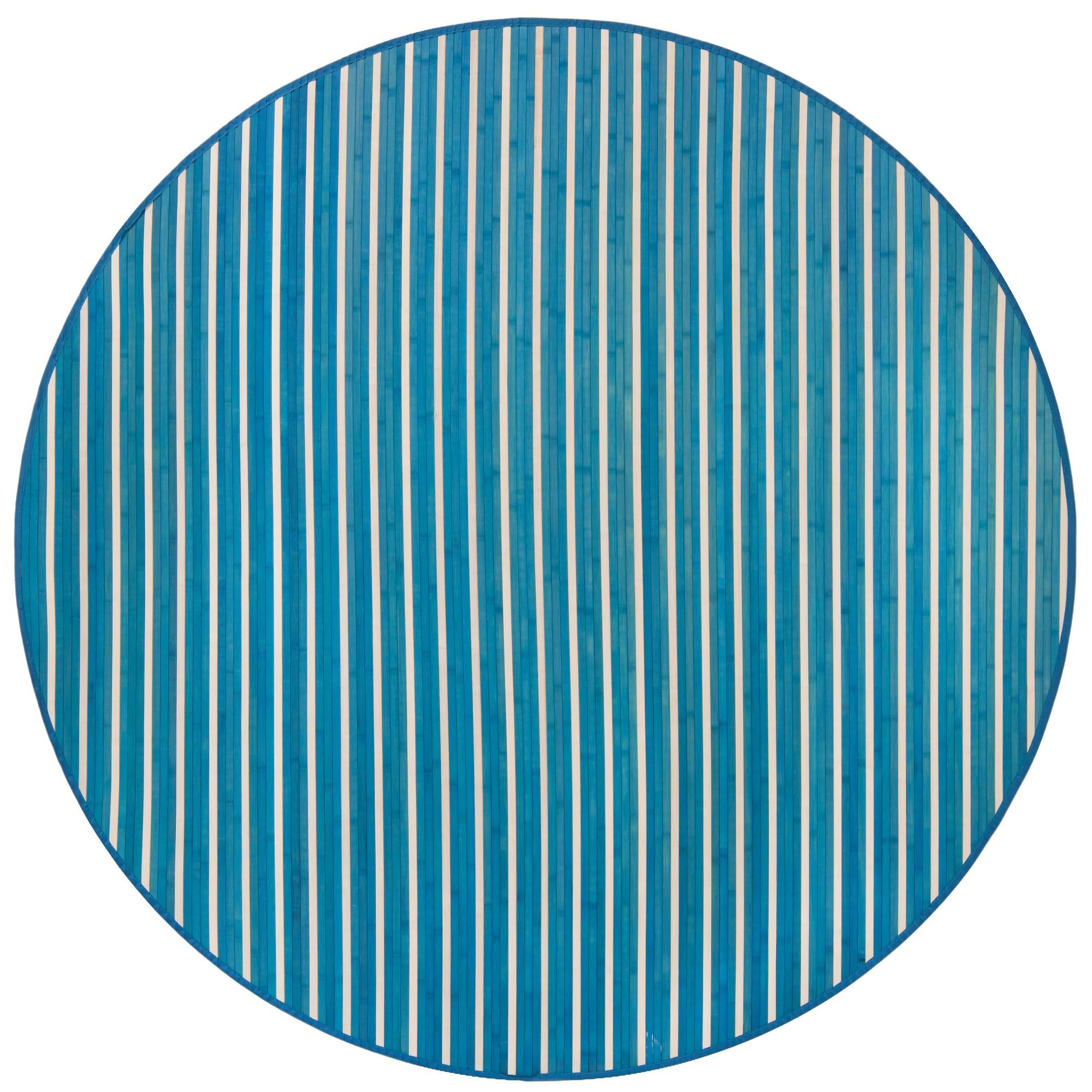7' x 7' Bamboo Round Rug