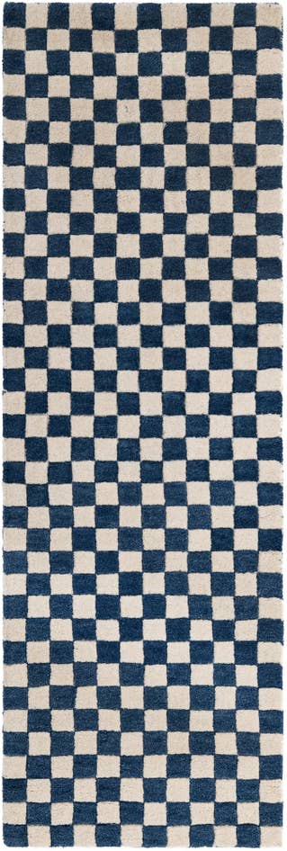 Detail image of 2' x 6' 1 Hand Tufted Wool Runner Rug