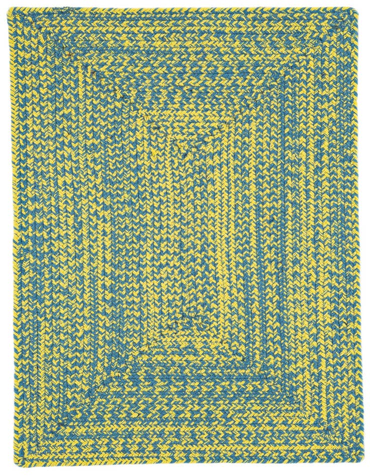 Detail image of 2' x 3' Hand Braided Chindi Cotton Rug