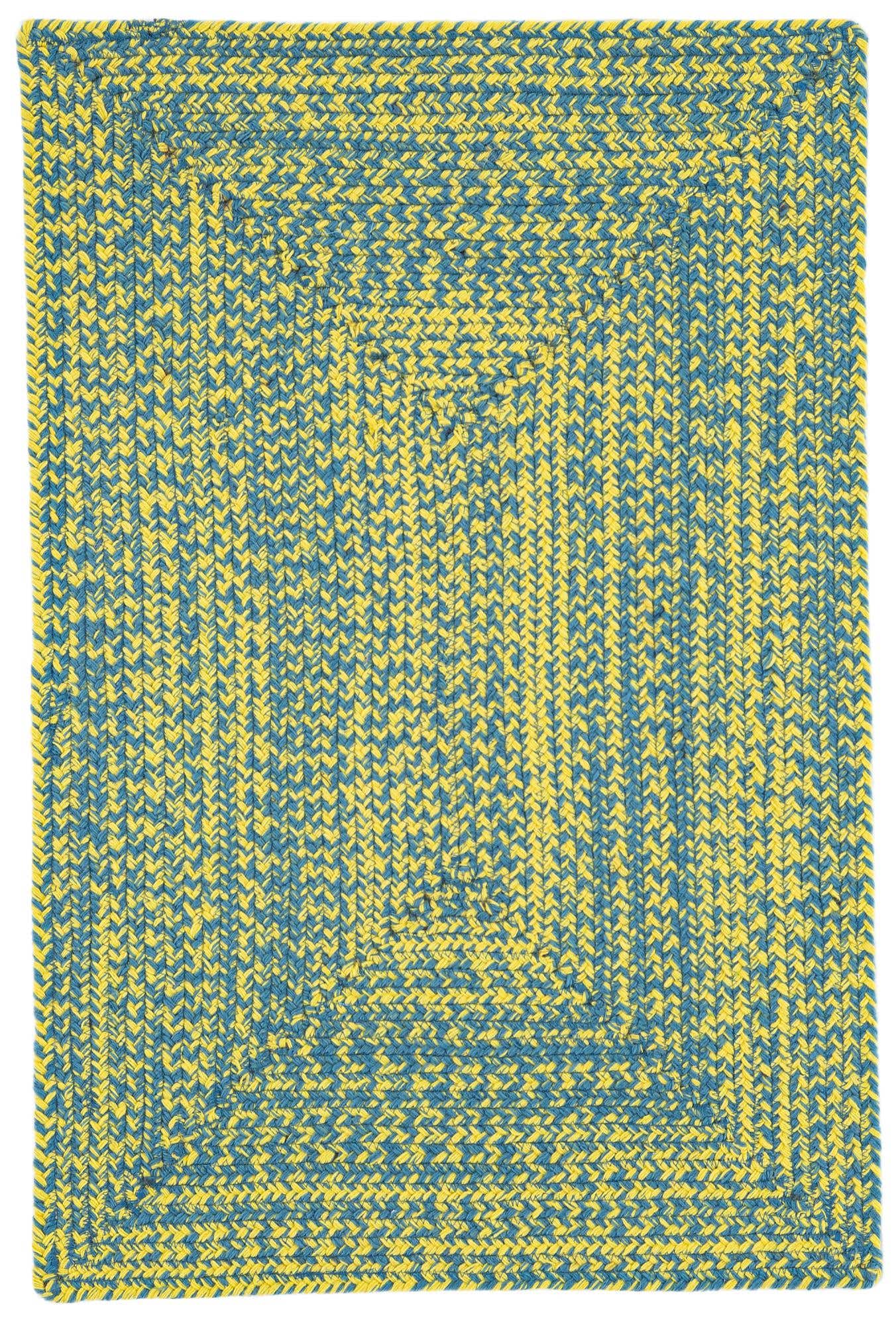 2' x 3' Hand Braided Chindi Cotton Rug