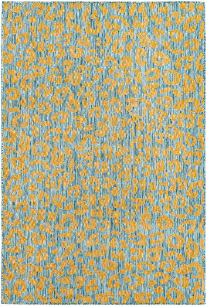 5' 3 x 8' Easy-Clean Safari Indoor / Outdoor Rug