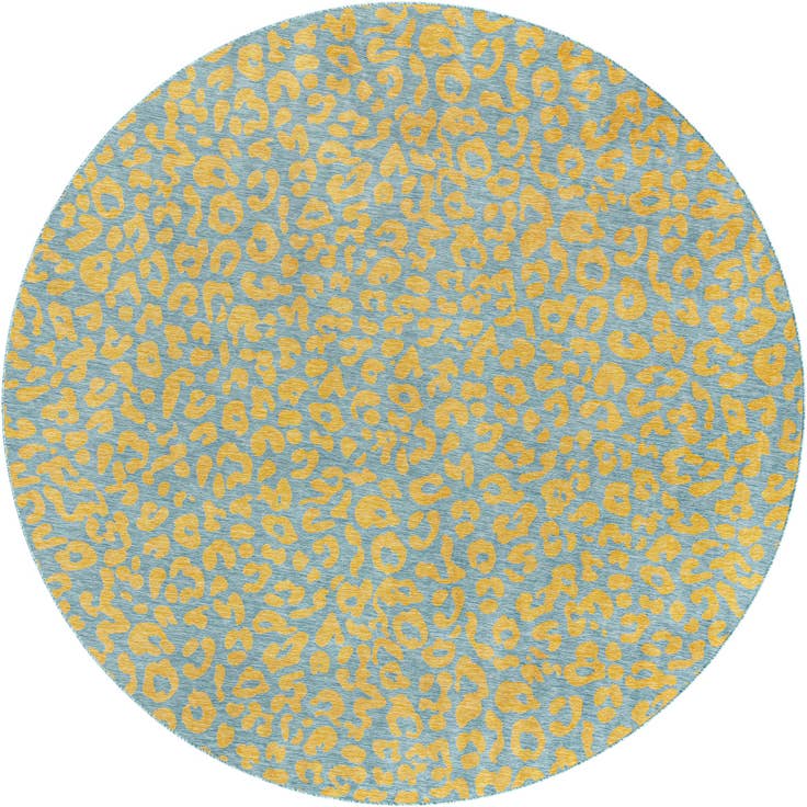 Detail image of 13' x 13' Easy-Clean Safari Indoor / Outdoor Round Rug