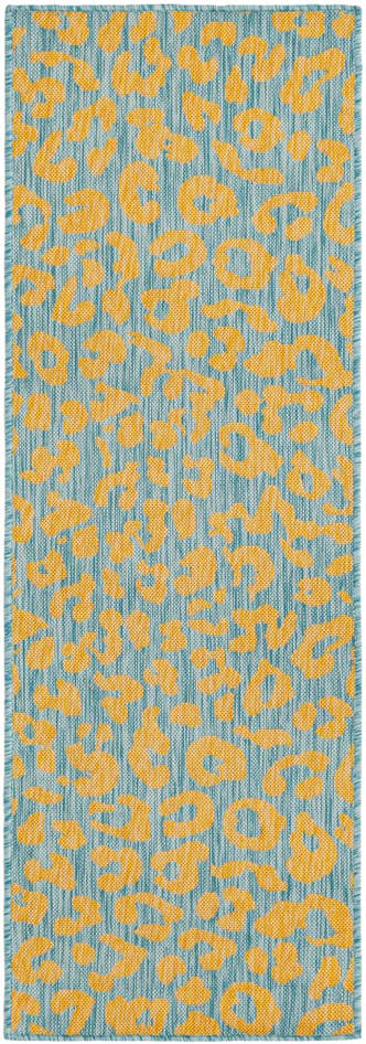 Detail image of 2' x 6' Easy-Clean Safari Indoor / Outdoor Runner Rug