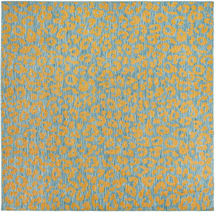 10' x 10' Easy-Clean Safari Indoor / Outdoor Square Rug