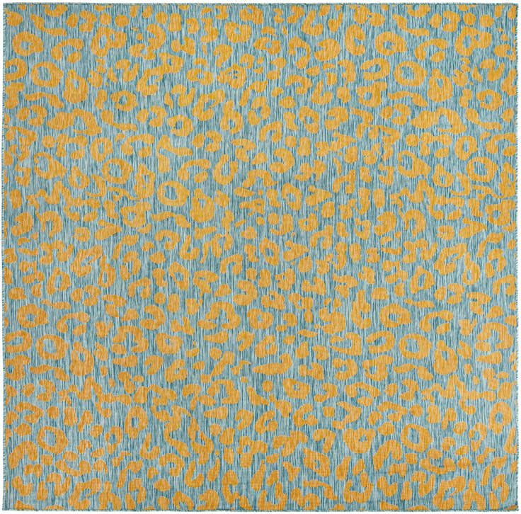 Detail image of 10' x 10' Easy-Clean Safari Indoor / Outdoor Square Rug