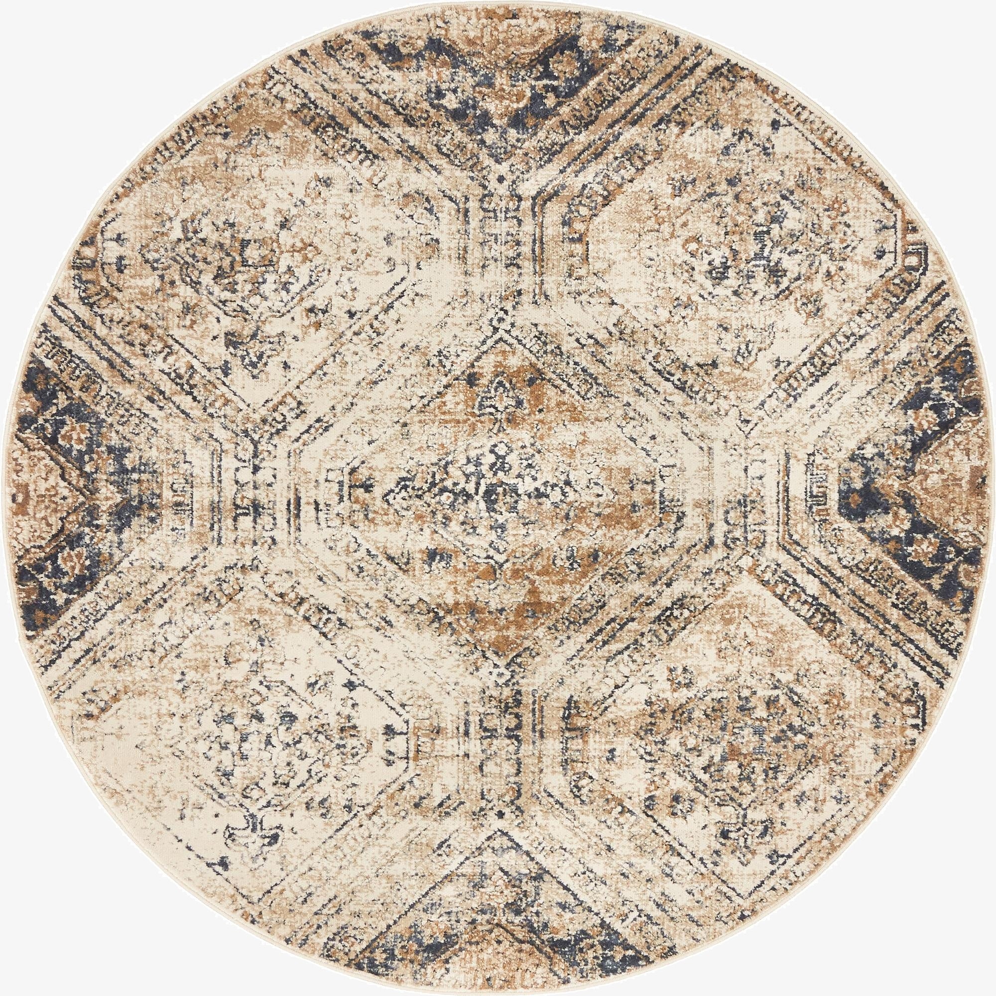 4' x 4' Eliza Round Rug