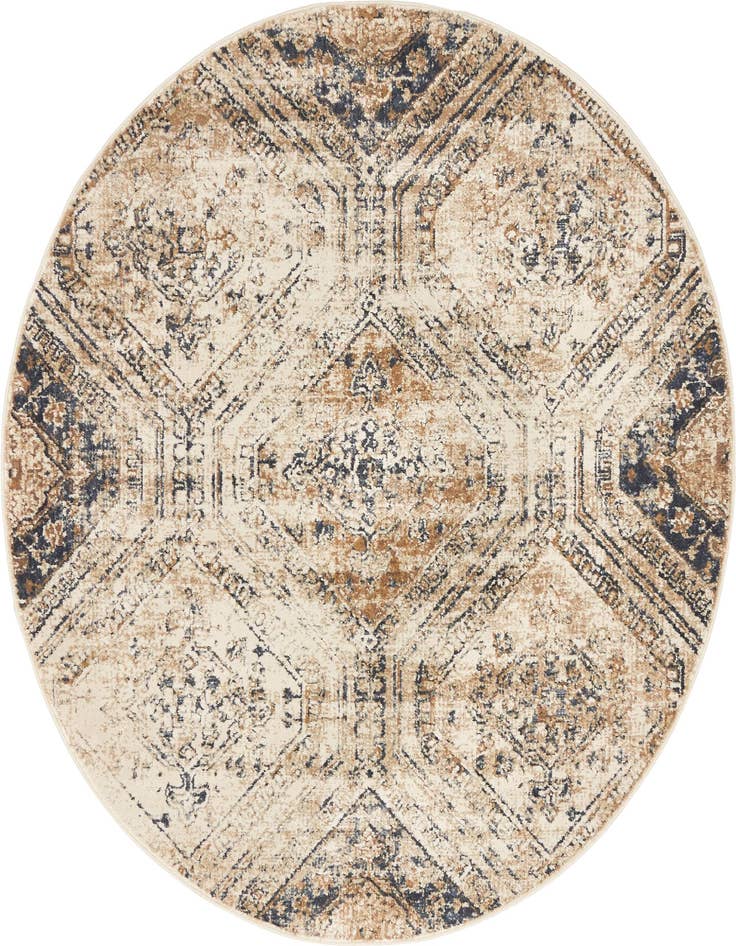 Detail image of 4' x 4' Villa Round Rug
