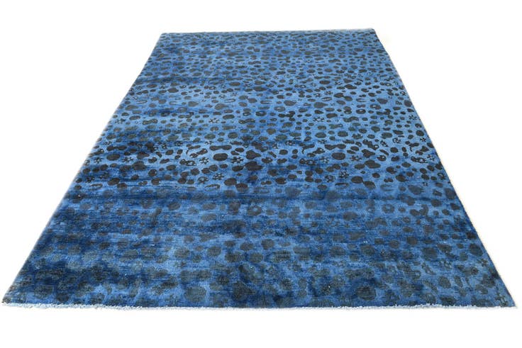 Detail image of 6' 3 x 9' 9 Hand Knotted Darya Wool Rug