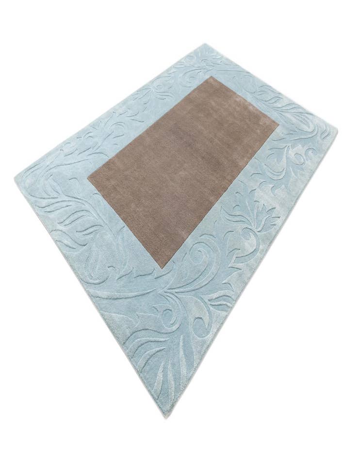 Detail image of 6' 9 x 9' 11 Hand Knotted Darya Wool Rug