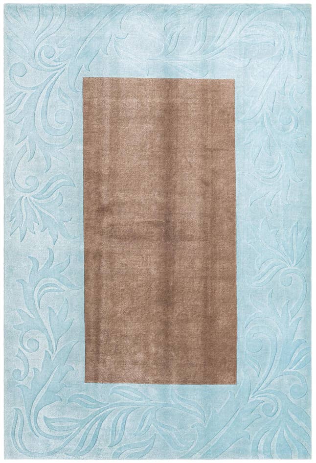 Detail image of 6' 9 x 9' 11 Hand Knotted Darya Wool Rug