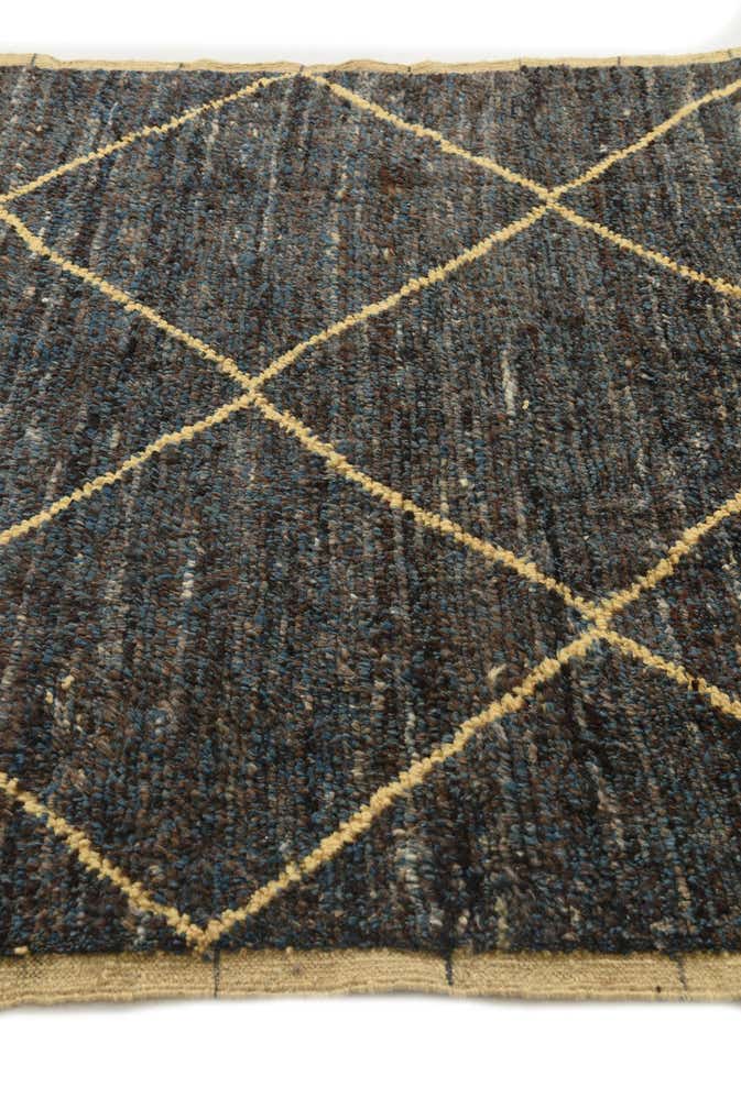 5' x 8' 2 Hand Knotted Moroccan Wool Rug