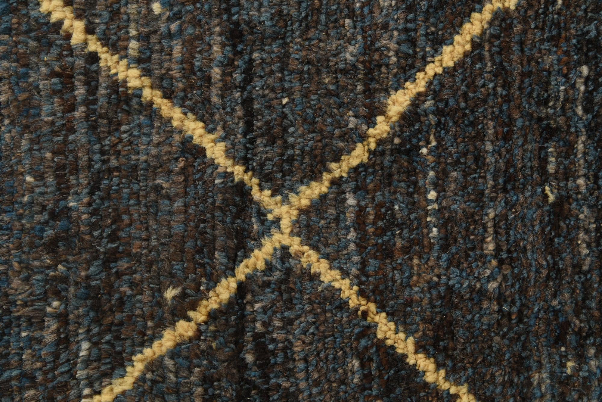 5' x 8' 2 Hand Knotted Moroccan Wool Rug